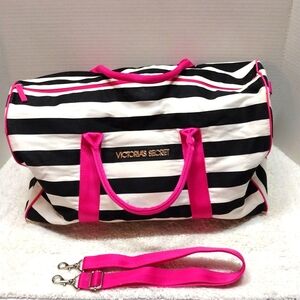 Victoria's Secret Gym Bag with Pink Shoulder Strap
